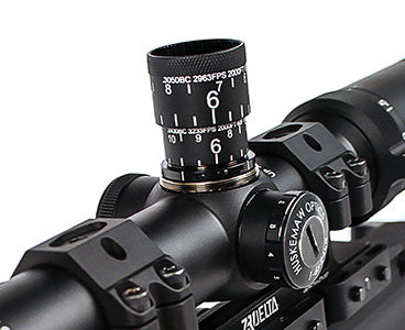 Dual Stack 1-6 TAC RFBC Turret - Huskemaw Optics, LLC - Long-Range Scopes and Optics