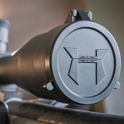 Coperchio Molla Rapida Ottica Coperchio A Scatto Per Obiettivo Di Cannocchiale Da Puntamento - Protezione Flip-up Con Molla Rapida Per Fucile, Copertura Lenti Tappo Protezione Obiettivo Fucile - Foto 5