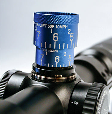 Dual Stack Blue Diamond RFBC Turret - Huskemaw Optics, LLC - Long-Range Scopes and Optics